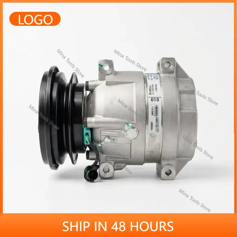 Ac Compressor For Excavator R210/110/140LC-7/9,R-7/9,HX140/430,HW140/210-11Q6-90040/90041
