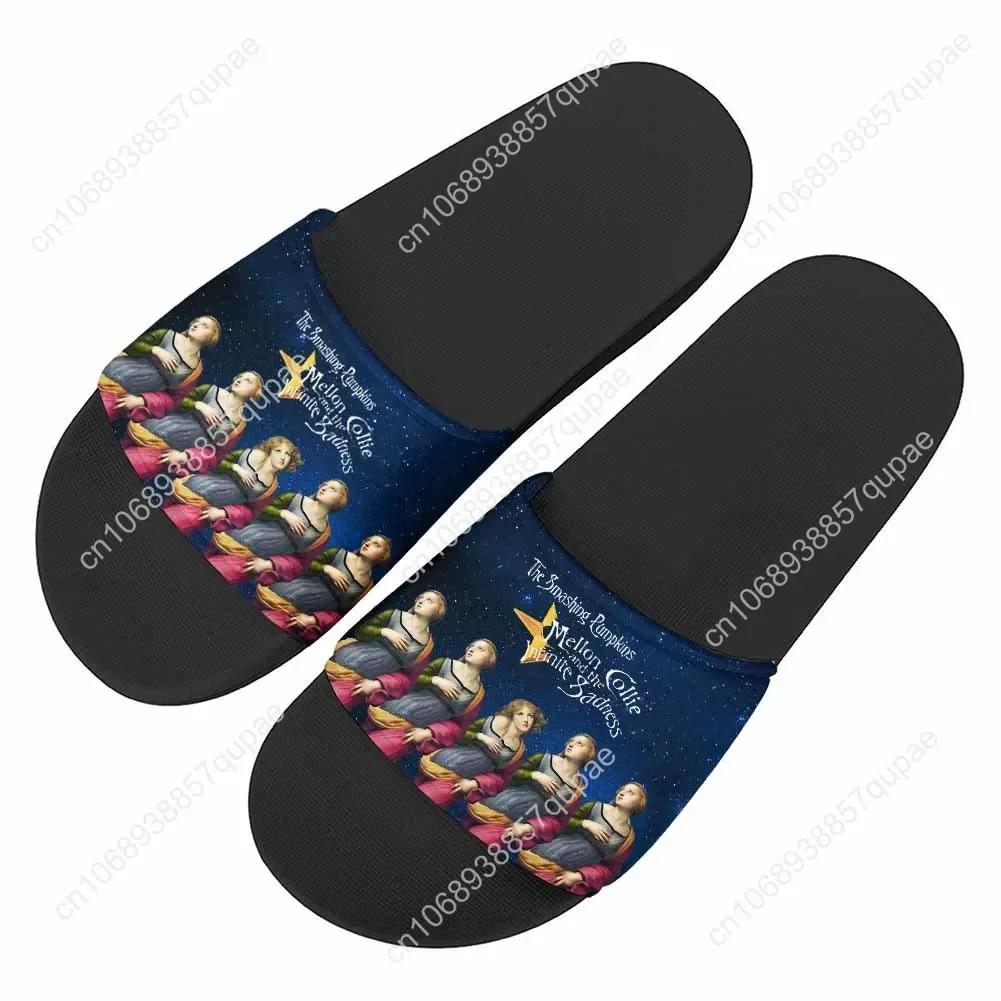 The Smashing Pumpkins Rock Band Slippers Home Water Shoes Men Women Teenagers Beach Pool Sandals Fashion Custom Summer Slipper 3
