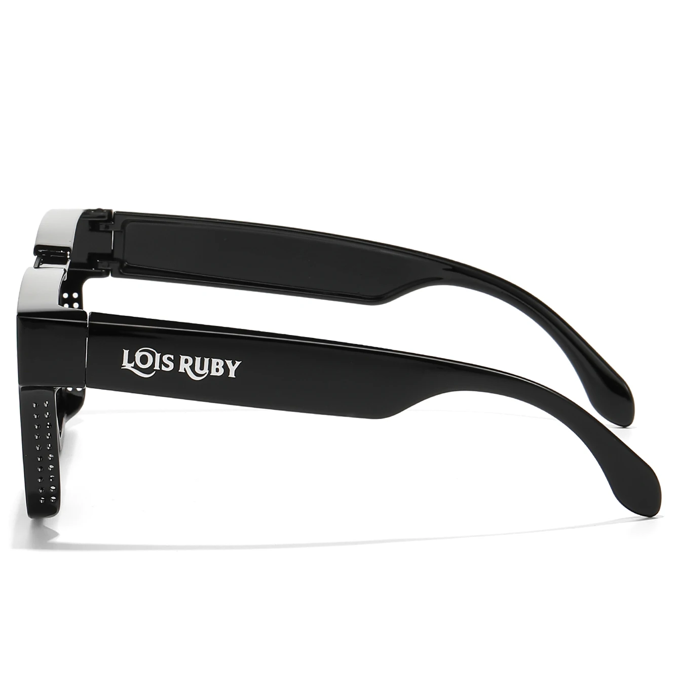 Übergroße quadratische Sonnenbrille für Herren, passt über die Gläser, kurzsichtige Brille zum verschreibungspflichtigen Tragen, Fahren, Angeln, Fahrradbrille – Detail 6