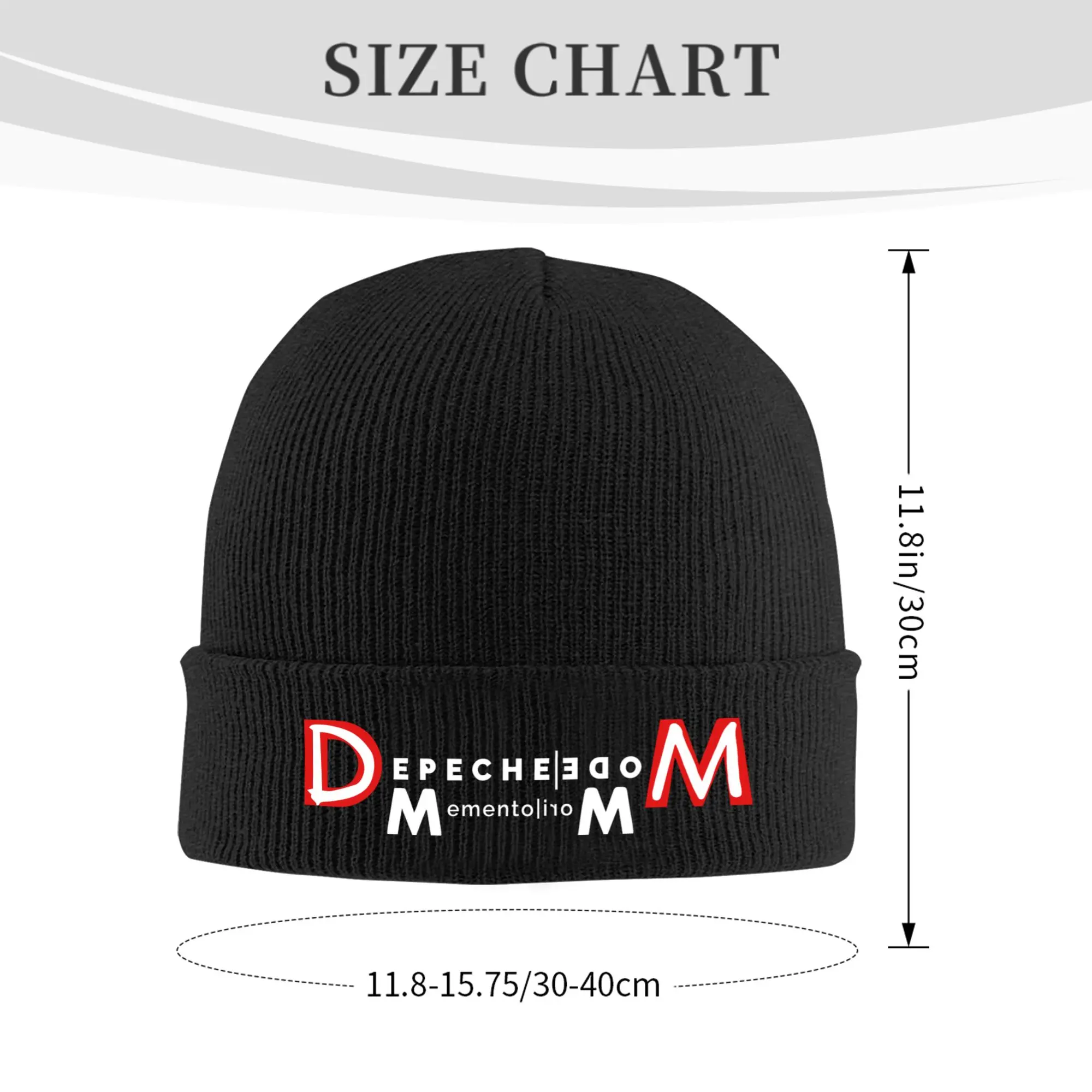 Custom Electronic Rock Depeche Cool Mode Skullies Beanies Caps Fashion Winter Warm Women Men Knit Hats Unisex Adult  Bonnet Hat