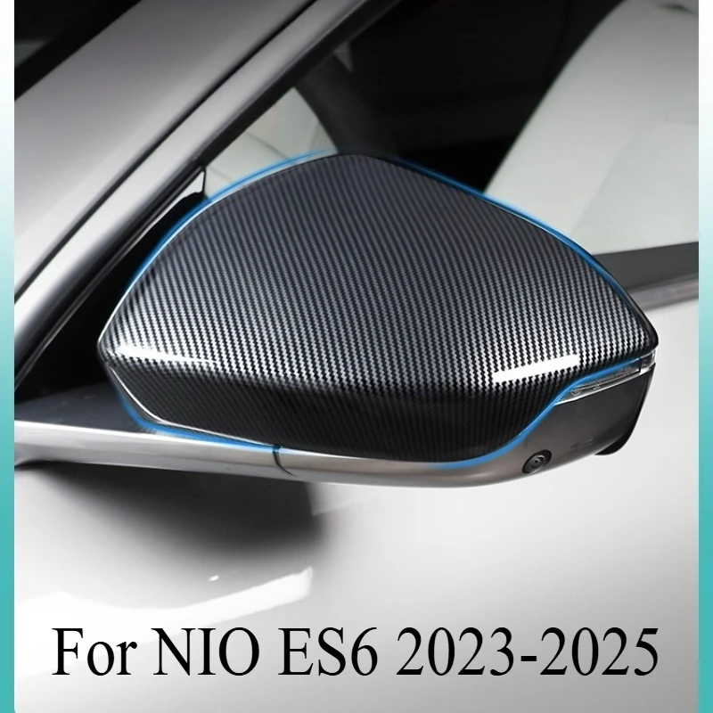 

For NIO ES6 2023-2025 Rearview Mirror Cover New Rearview Mirror Anti-collision Strip Protective Case Cover Modification