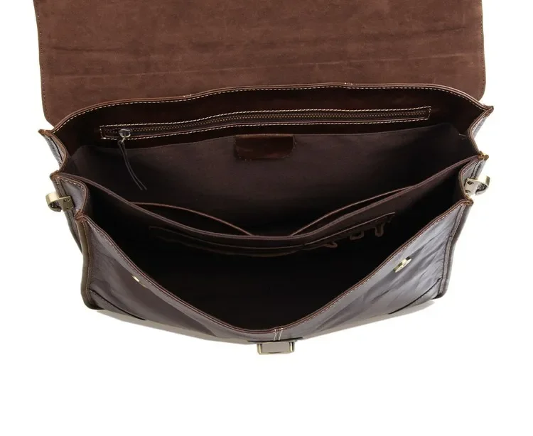 Hochwertige Vintage 100% Garantie Echt leder Cross Body Herren Umhängetaschen Aktentasche Portfolio # m7091