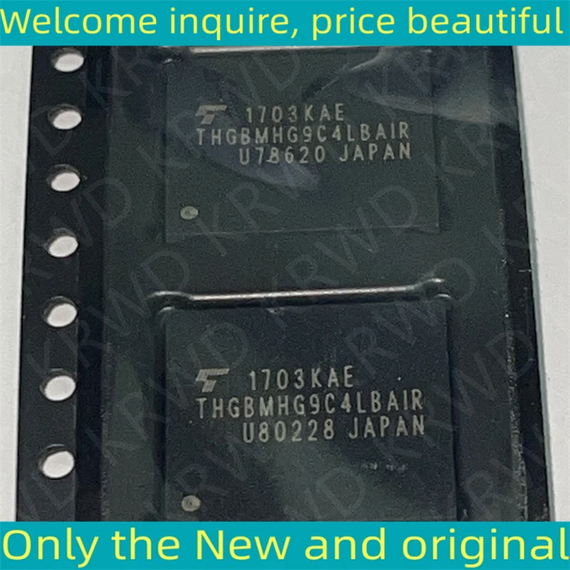 2PCS THGBMHG9C4LBAIR New Original IC Chip THGBMHG9C4LBA Internal memory 64G BGA