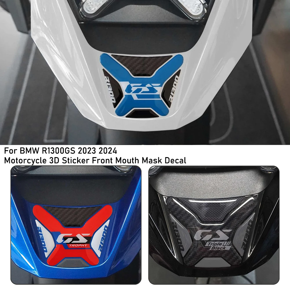 Motorcycle 3D sticker front fairing sticker Motorcycle front hood 3D sticker For BMW r1300gs R1300GS 2023 2024