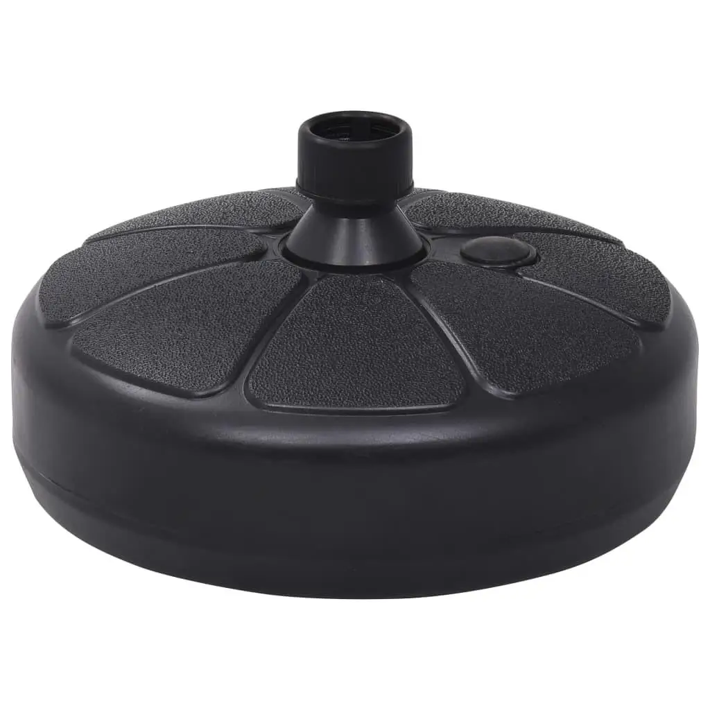 15L Heavy-Duty Black Umbrella Base for Sand/Water Filling - Sturdy Outdoor Support