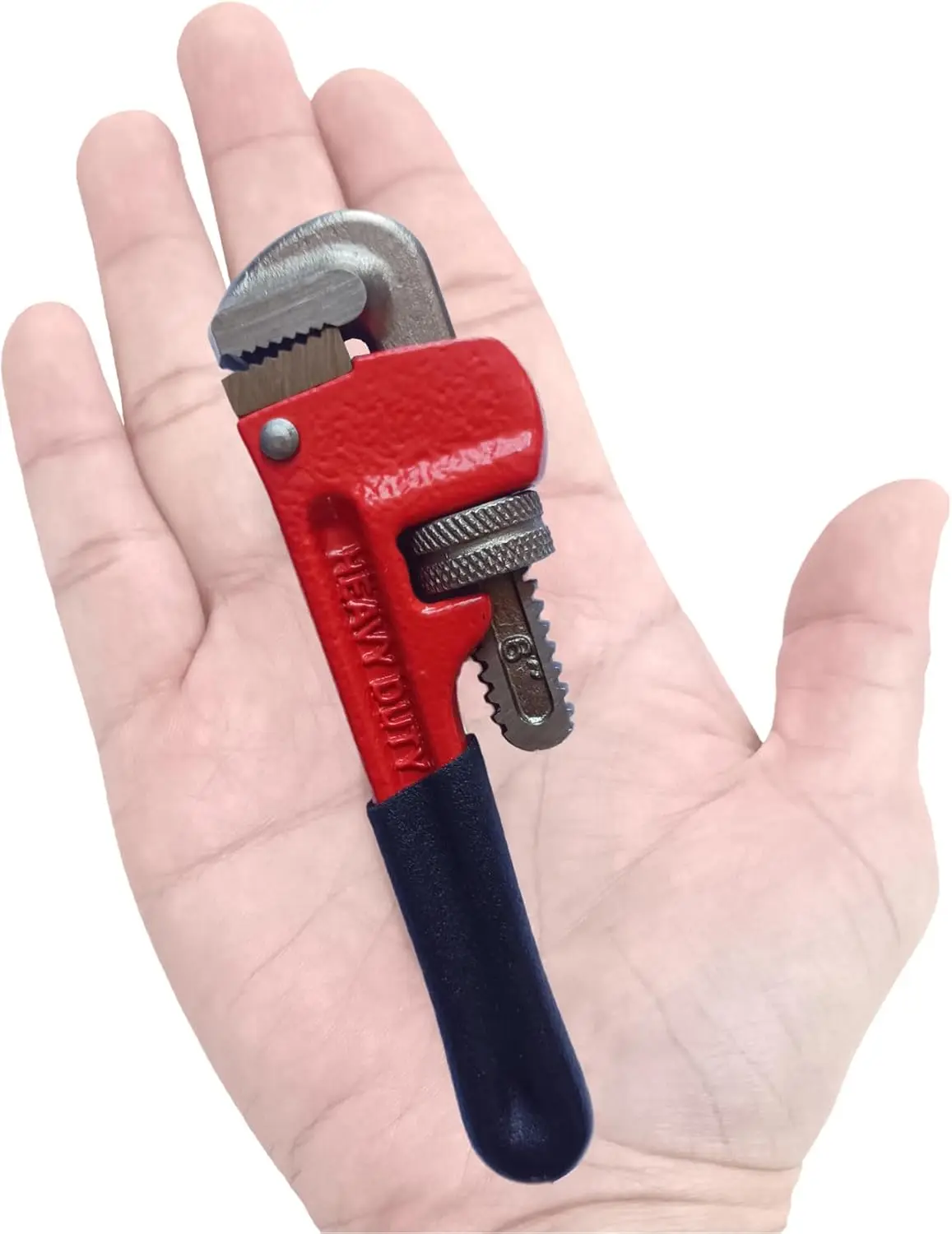 

6 Inch Mini Pipe Wrench, Straight Adjustable Heavy Duty for Tight Spaces