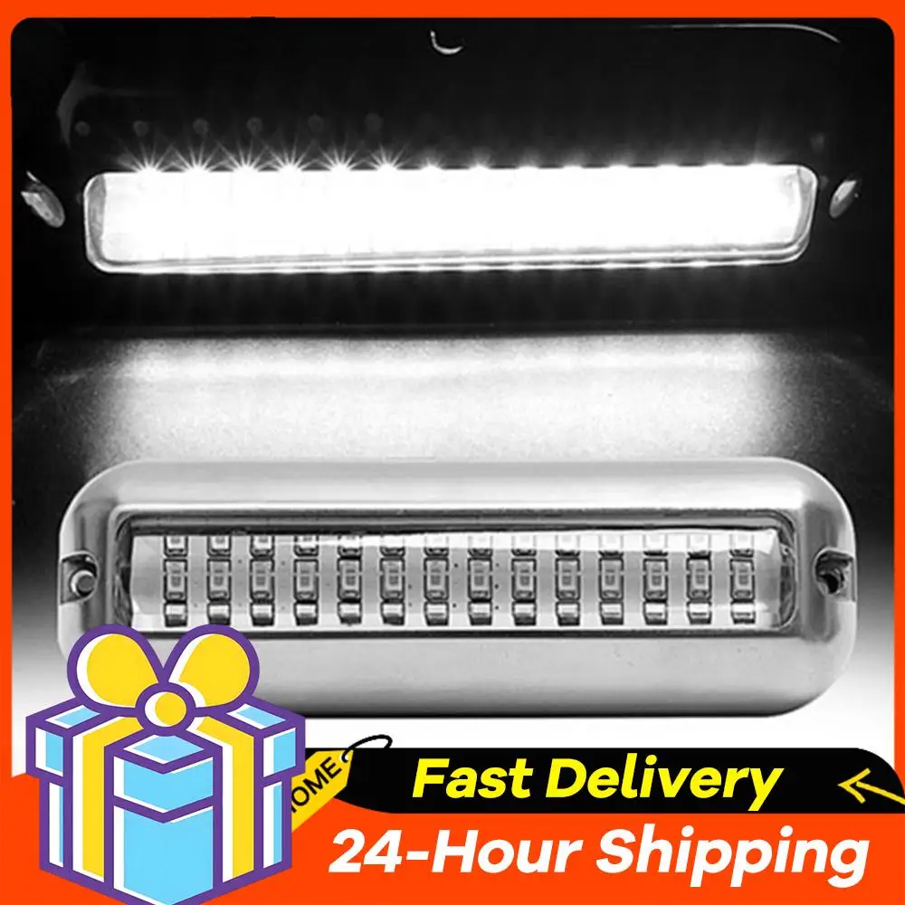 

42LED Marine Navigation Light Stainless Steel Sailing Signal Light 10-30V Speedboat Light IP68 Waterproof Ship Boat Accessories