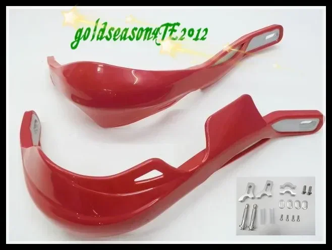 

Brush Handguard Raptor Hand Guards Snowmobile MotorBike MX ATV 7/8"22MM RED