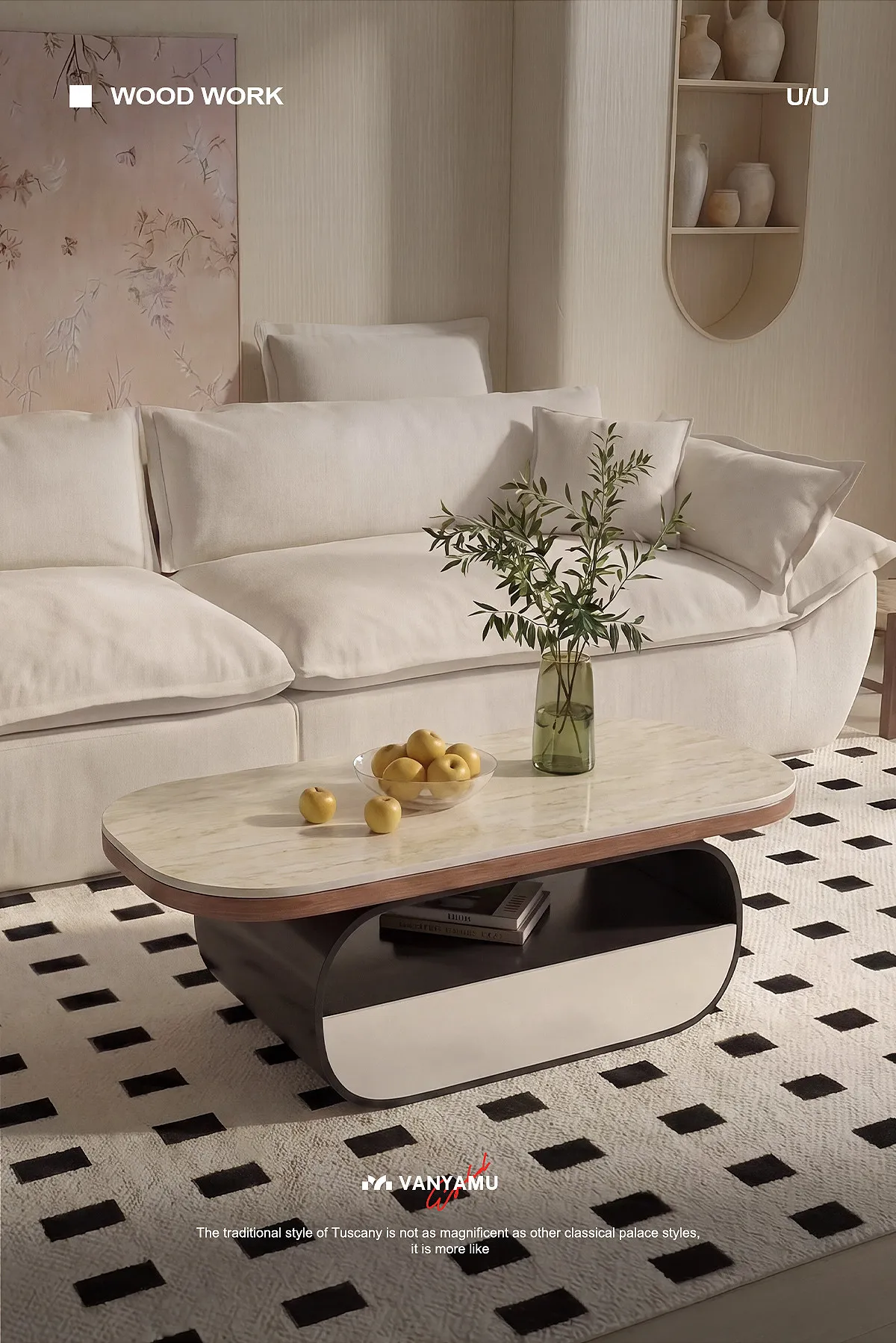 Storage Writing Side Table Luxury Modern Living Room Designer Organizer Drawers Coffee Table Moving Couchtisch Home Furniture