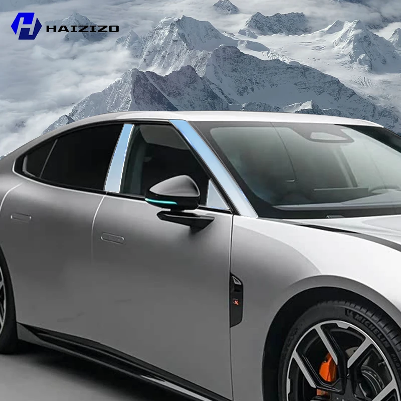 

For XPeng P7 2025-2026 B C Pillar Protective Film TPU Anti-Scratch Anti-Fingerprint Vinyl Sticker for Car Door Trim Cover PPF