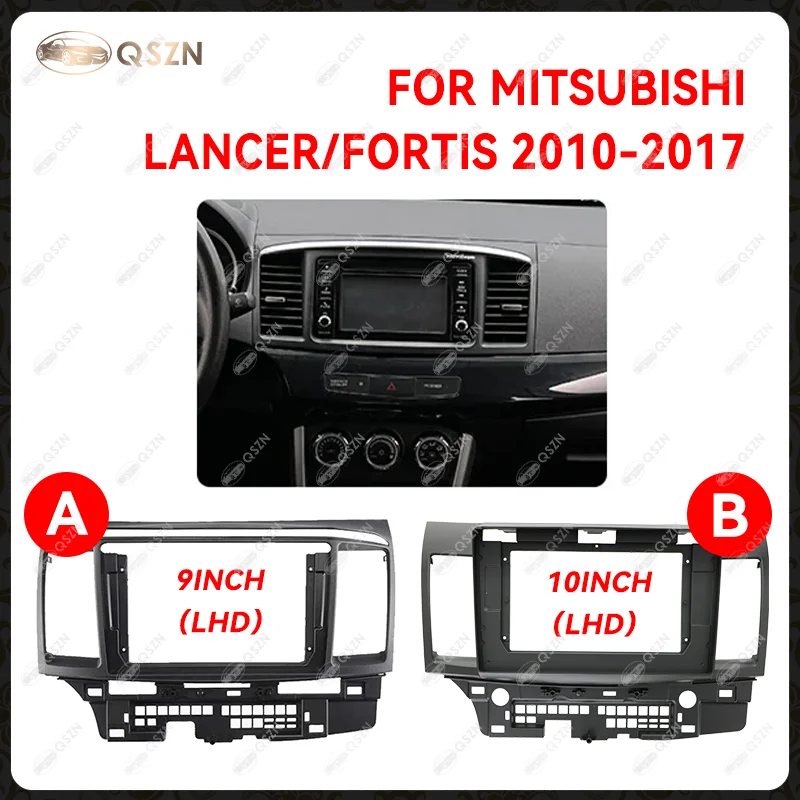 For Mitsubishi 2010-2017 LANCER/FORTIS Car Radio Android Stereo Audio Screen Multimedia Video Player Navigation Harness Frame