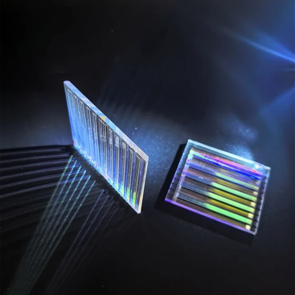Defective Rectangle Dichroic Prism Optical Glass for Home Decoration DIY Design Photography