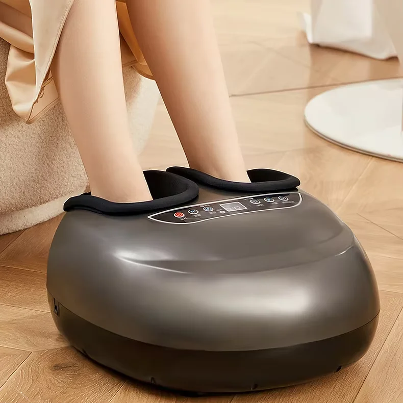 Infrared Shiatsu Foot Massager Machine with Air Compression Vibration Therapy Red Light Application for Leg Blood Circulation