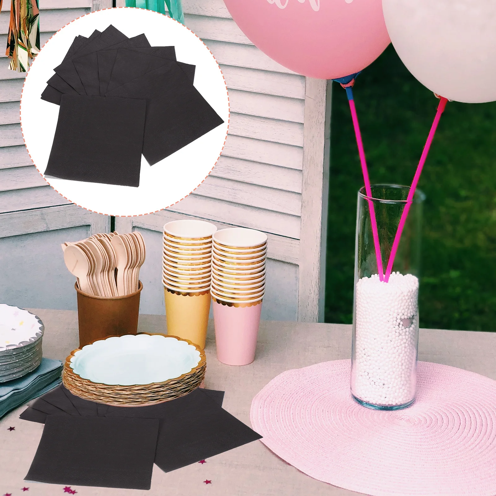 20 مناديل أنيقة للحفلات للخطوبة وأعياد الميلاد والاحتفال بعيد الميلاد وحفلات الكوكتيل والعشاء تستخدم منديل الكوكتيل