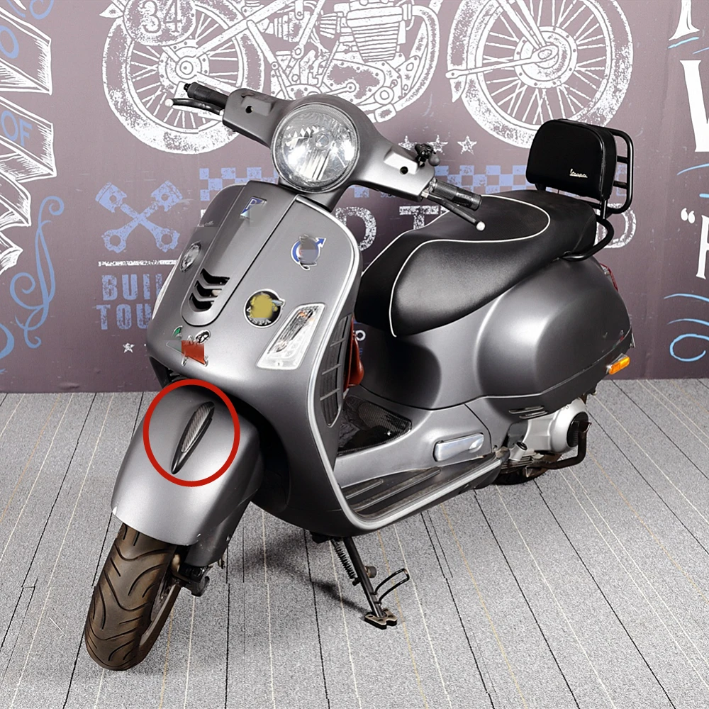 1pcカーボンフロントマッドガード鼻くちばしフェンダー装飾スクーターgts GTV250 300 GTS300