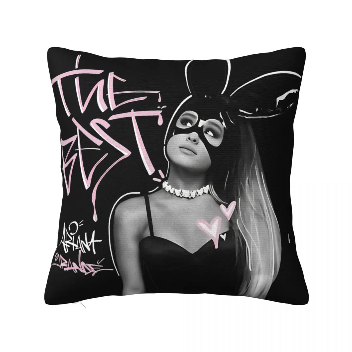 Vintage Pop Music R&B Pillowcase Double-sided Printing Cushion Cover Decorations Arianas Grandes Pillow Case Cover Car Square