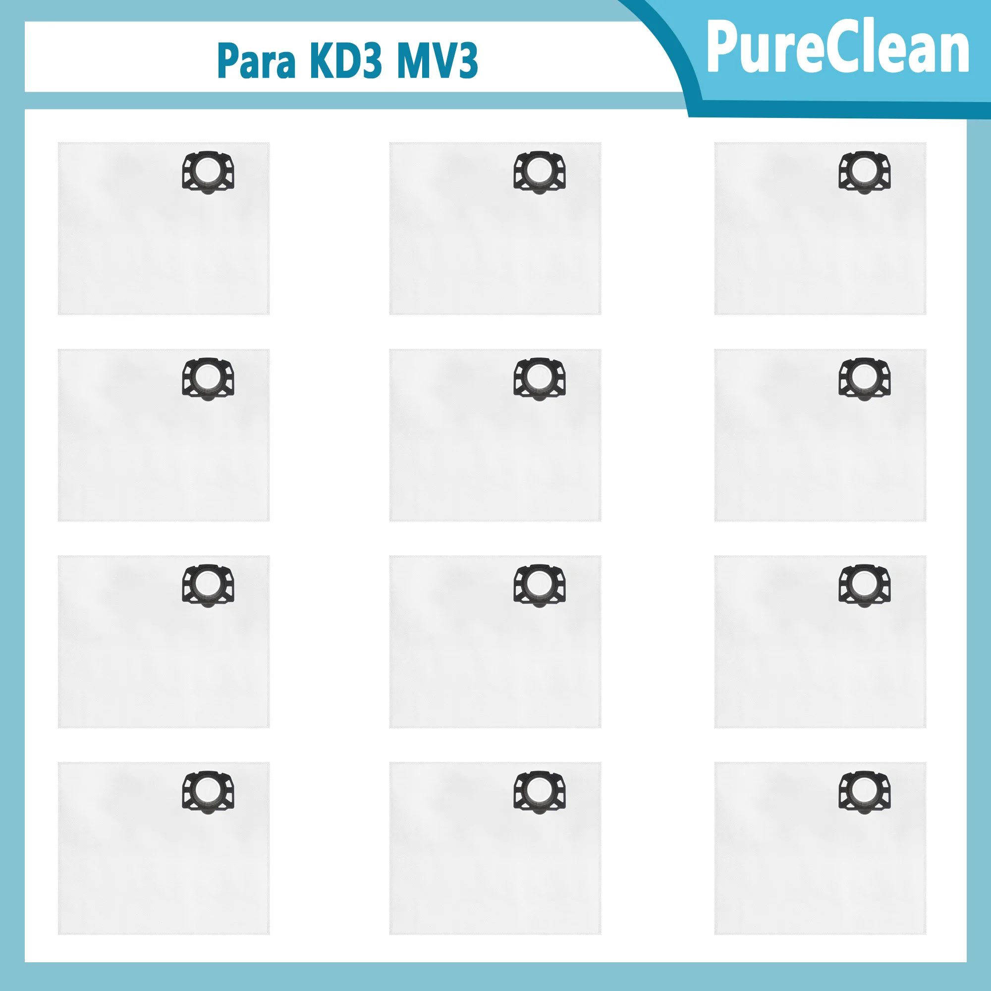 Sacos para Aspirador de Pó KFI 357 para Kärcher WD2 Plus / WD3 / KWD1 / KWD2 / KWD3 / WD3.200-WD3.800M / SE4001 / SE4002 / para Karcher