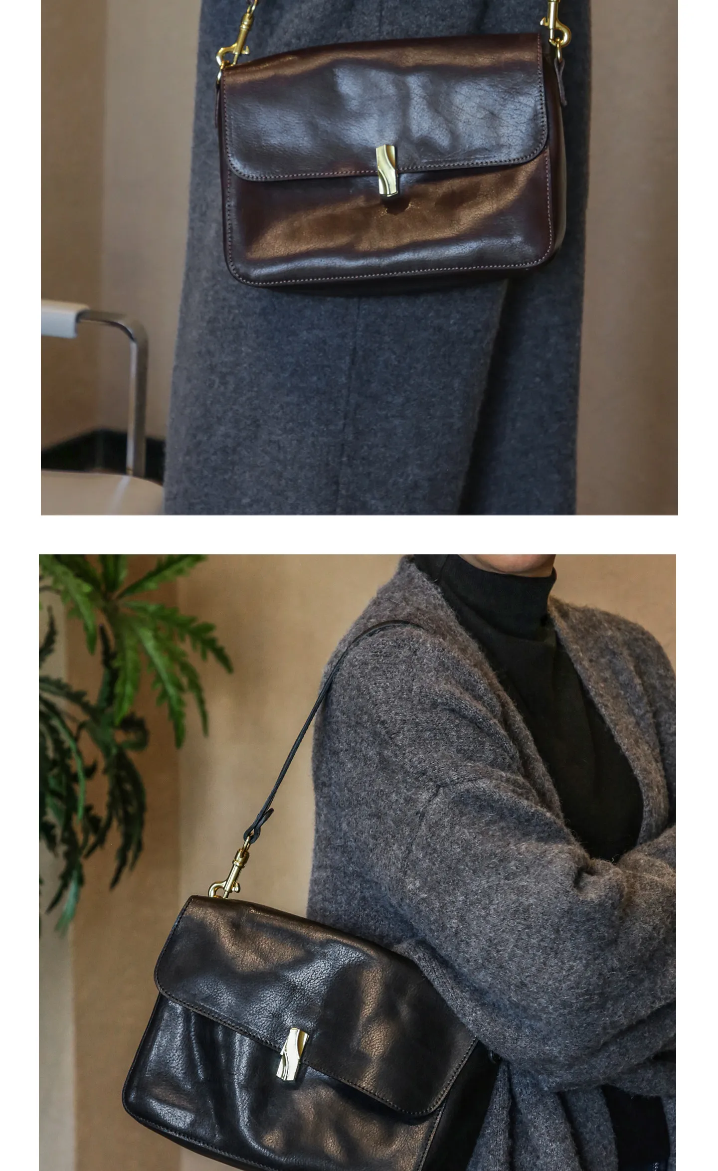 Designer-Handtasche aus handgefertigtem Rindsleder, Damen-Umhängetasche für Wochenend-Shopping, echte Leder-Umhängetasche für Frauen – Detail 15