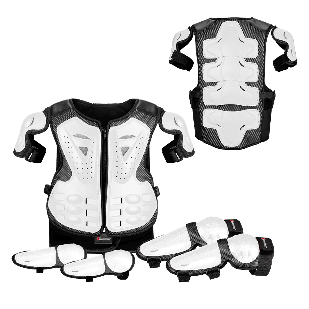 Children's Armor Off-road Motorcycle Protective Vest Children's Riding Knee And Elbow Pads Motorcycle Protective Equipment