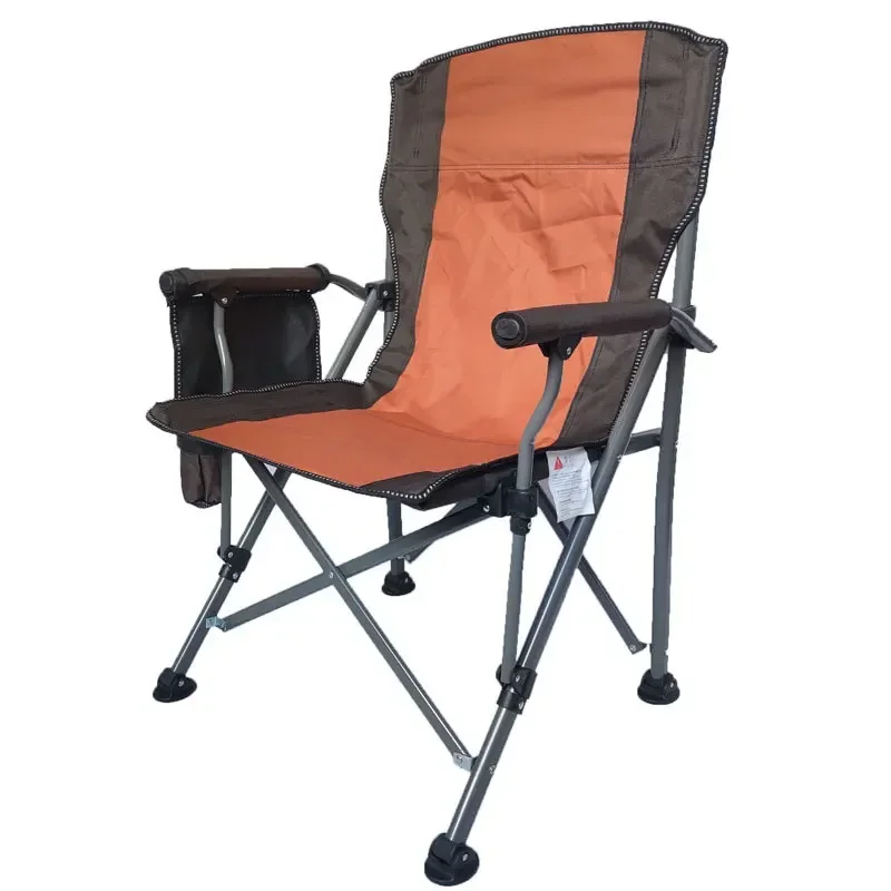 

Outdoor Folding Chair, Armrest, Large Camping Portable Chair, Director's Chair, Lightweight Leisure Beach Fishing Folding Chair