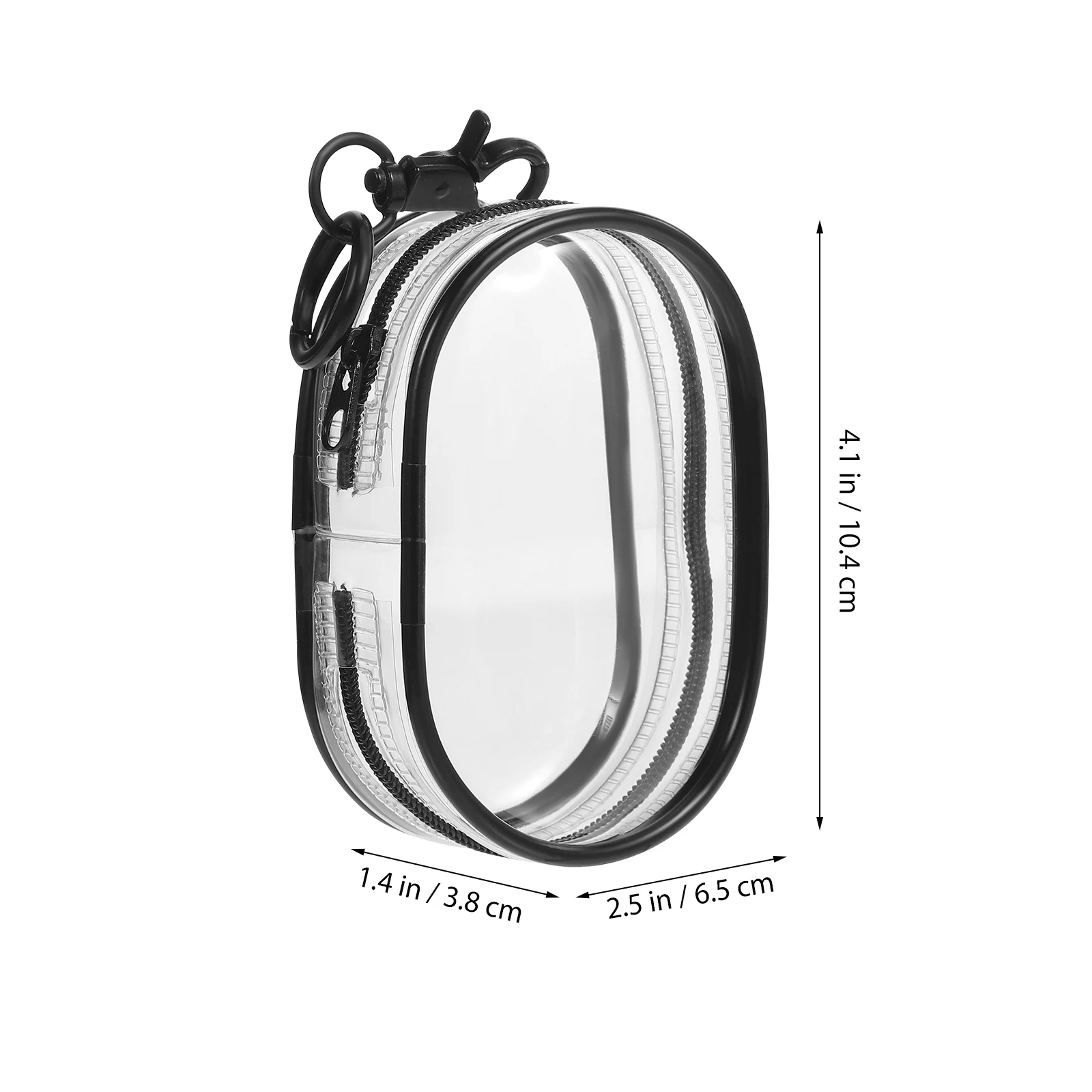 

4 Pcs Stroller Small Transparent Bag Bag Clear Display Bags Transparent Mini Holder For Small Figures Coin Purse Storage