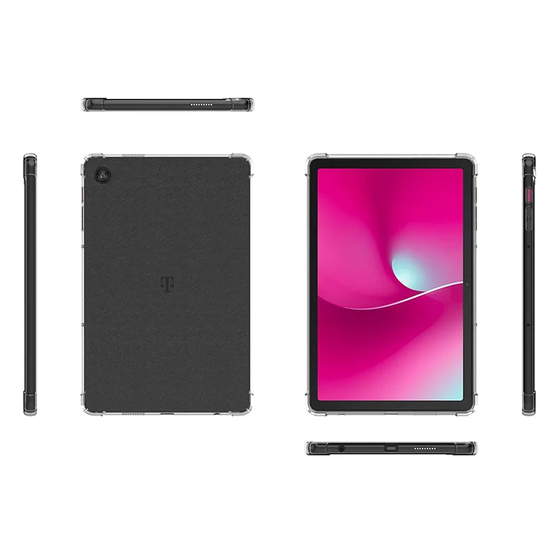 حافظة لهاتف T-Mobile REVVL Tab 2 10.1 بوصة 2025 وسادة هوائية سميكة وناعمة من السيليكون خلفية Funda Revvl Tab2 2025 10.1 "TPU Shell