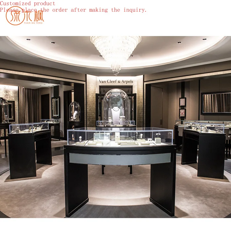 

Premium Jewellery Cabinet Showcase Exude Elegance Luxury High-Quality Store Jewellery Display Showcase Customized