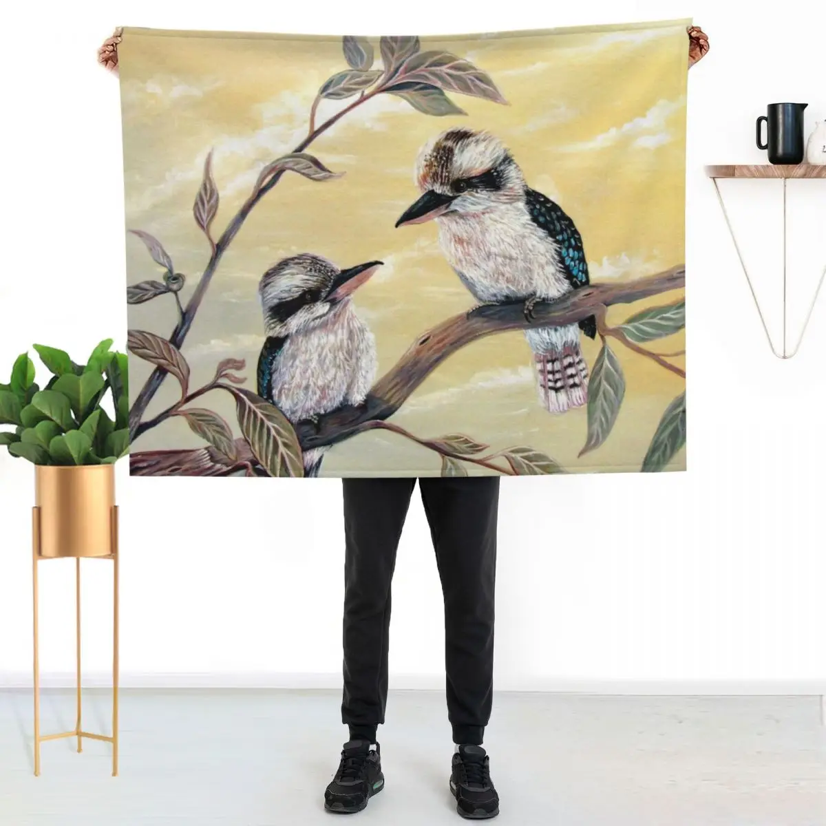 Kookaburra Magic Throw Blanket cosplay anime Large Furry christmas gifts Luxury Designer Blankets