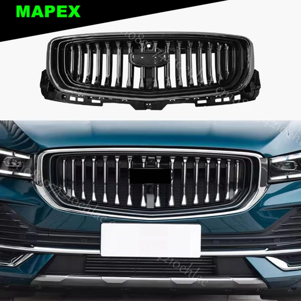 For Geely Monjaro L 2021 22 23 Front Bumper Upper Grille Air Inlet Grill Auto Hood Grills Exterior Accessories