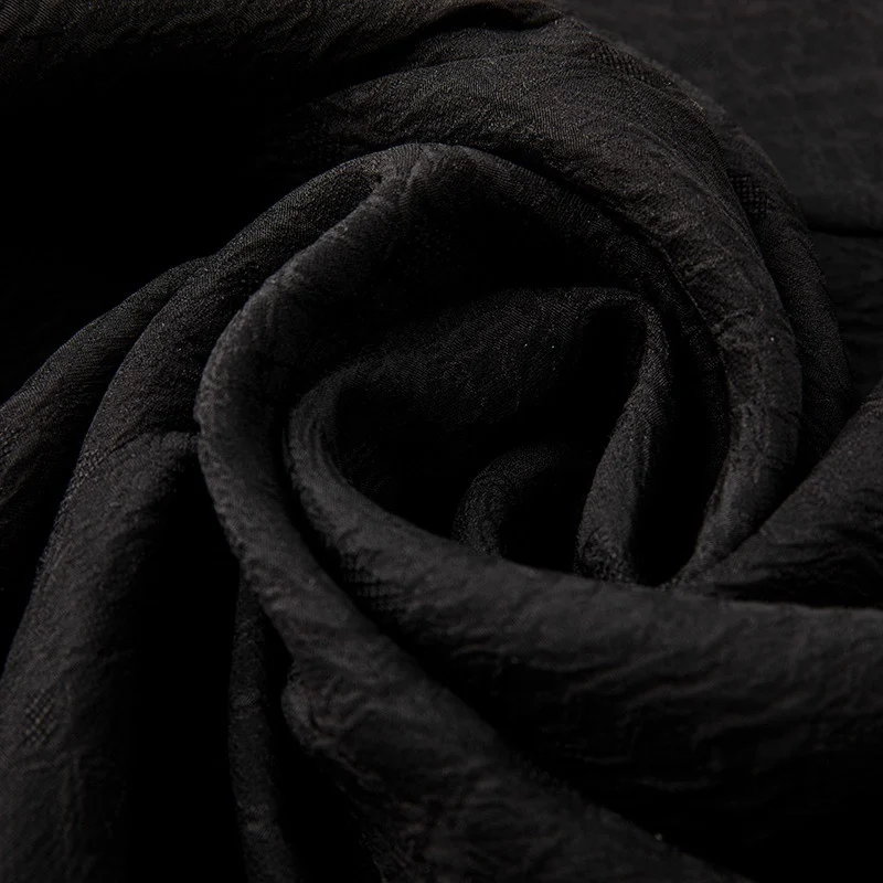 Tcyeek, 여성용 100% 리얼 실크 우아한 셔츠, 퍼프 슬리브 V 넥 솔리드, 단순 다용도 블라우스, 2024 봄 T43293QC