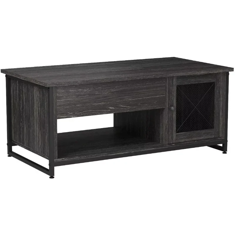 Lifting top coffee table with storage coffee table Living room wooden coffee table with lifting top hidden compartment