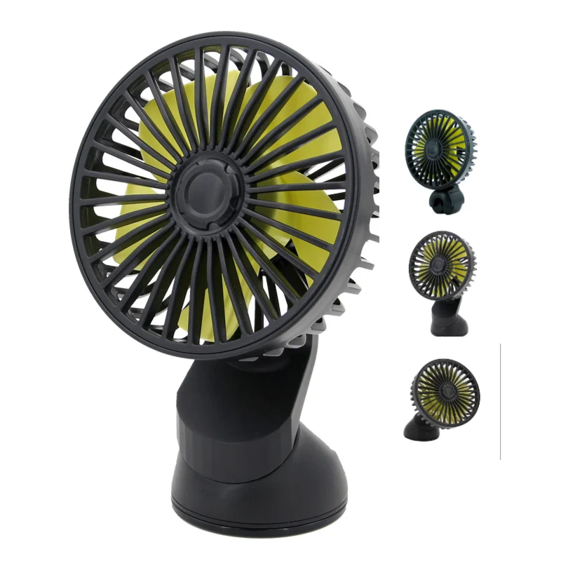 

3 models Car Cooling Fan Adjustable Auto Ventilation Fan Sucker Air Circulator Electric Car Circulator for Auto Truck Off-Road