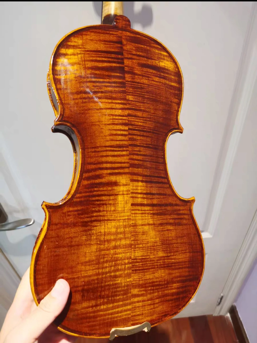 Italian retro brown Handmade Violin 4/4 3/4 Stradivari aldult Student professional Tiger Maple Violin musical instrument free