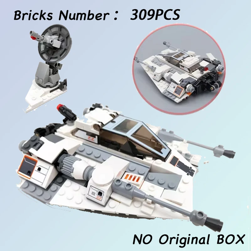 GALAXY-Spaceship Snowspeeders Snowfield Fighter Aircraft Starfighter Model Building Blocks Bricks Toys Birthday Gifts Boys Set