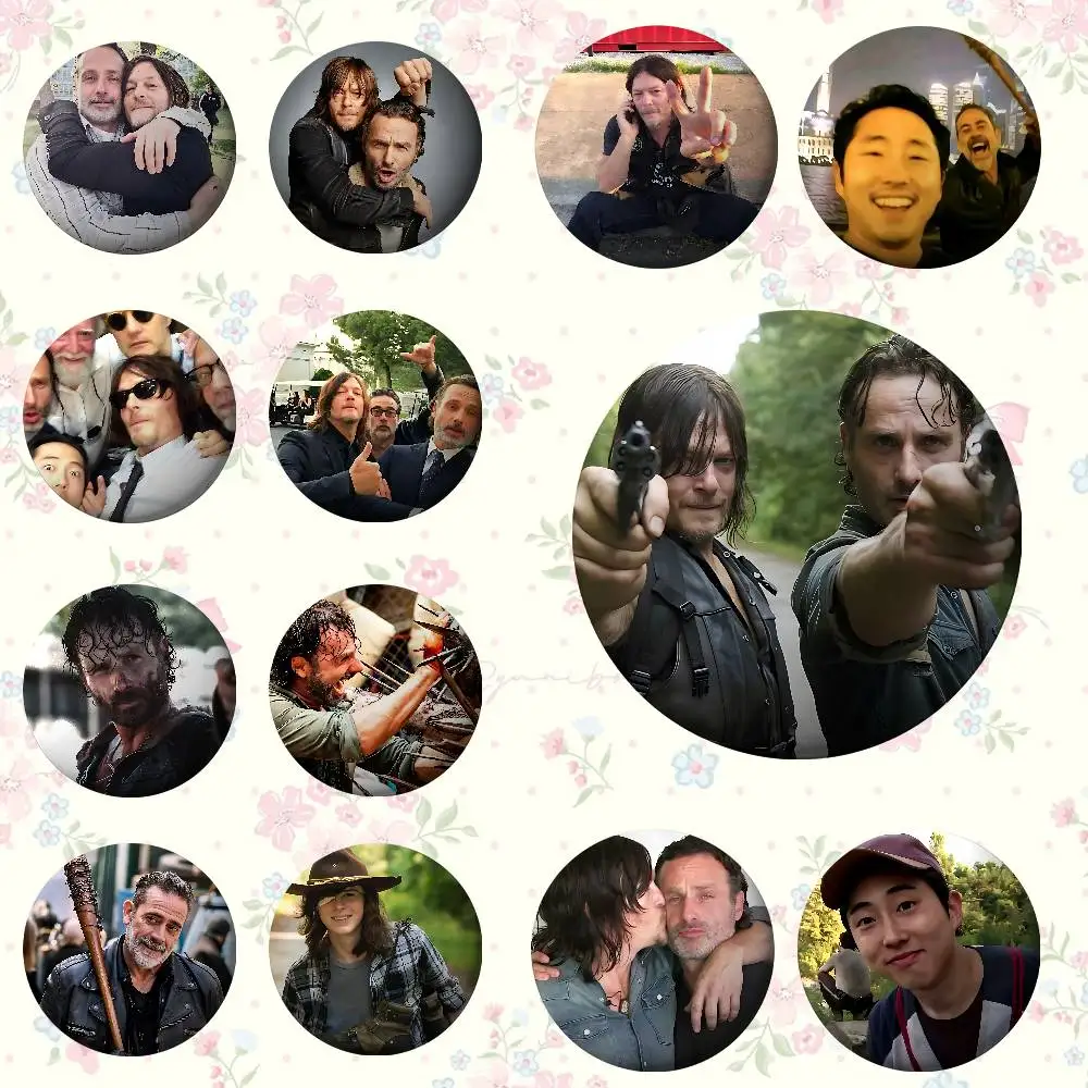 TV V-The Walking Dead Abzeichen aus Weichblech, Anstecknadel, Brosche, Metall-Emblem, personalisierter Schmuck, Accessoires für Hut, Tasche, Revers