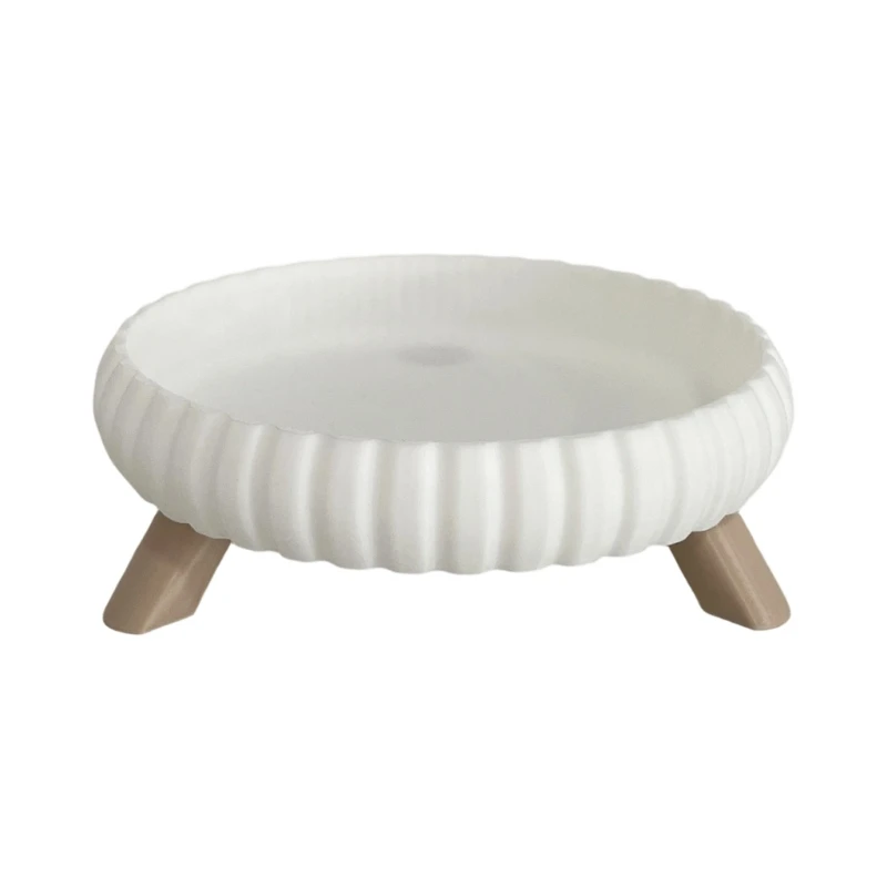  Three-Leg Storage Tray, Open Catchall Holder for Entryway Keys, Dresser Top Jewelry, and Countertop Small Items