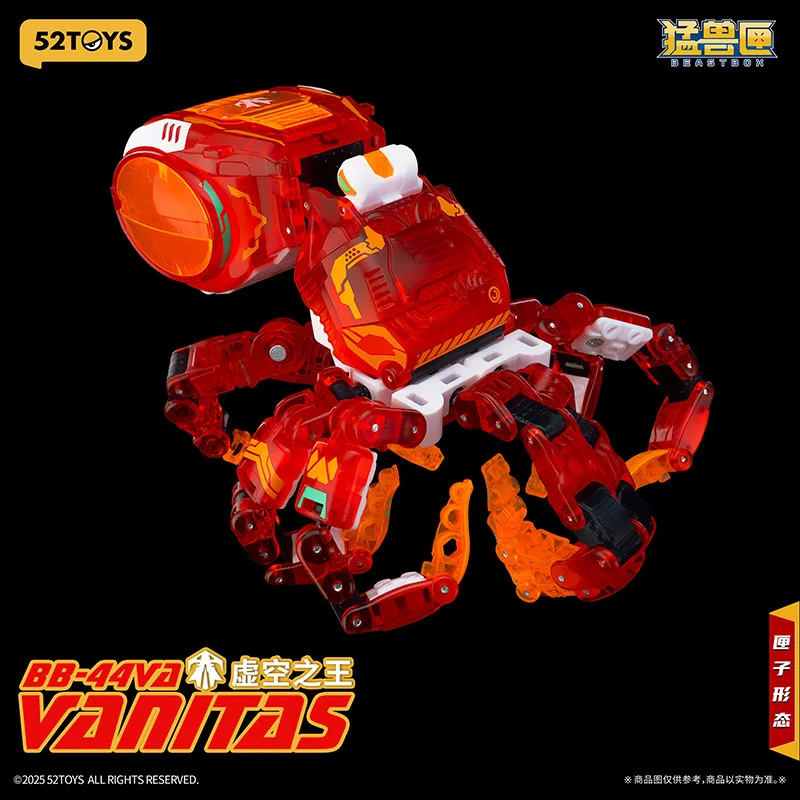 【 BEASTBOX】Neues 52TOYS Neues, heiß verkauftes Beast Box Void King Octopus Transformationsspielzeug, Montage, fertiges Mech, Weihnachtsgeschenk für Kinder