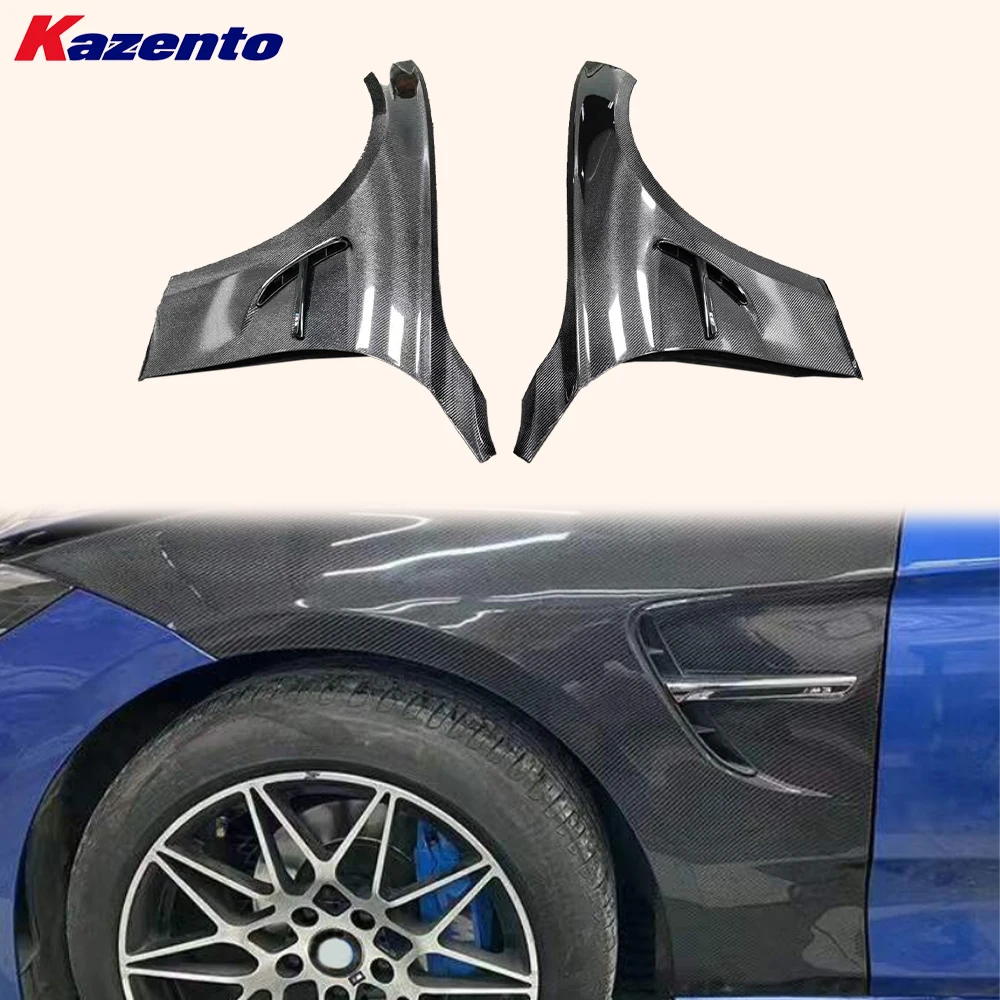 

For BMW 3 Series F30 2012-2019 4 Door Sedan KZ Carbon Front Fender With Emblem