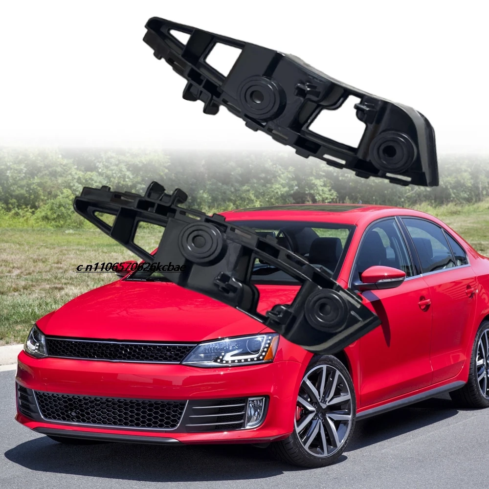 1 Pair Car Front Bumper Support Brackets Guide Left Right For Volkswagen VW Jetta 2015-2018 5C6807183A 5C6807184A