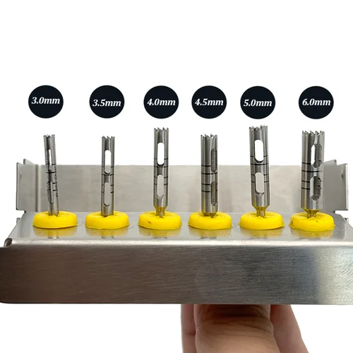 Kit de taladros para implante Dental, instrumentos quirúrgicos largos, herramientas dentales