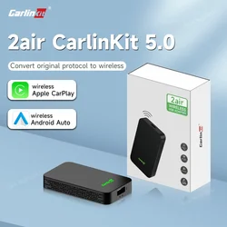 CarlinKit 2Air 5.0 Wired CarPlay Android Auto Wireless Adapter for Mazda Chevrolet Volvo Ford Toyota Porsche Haval Lexus Renault