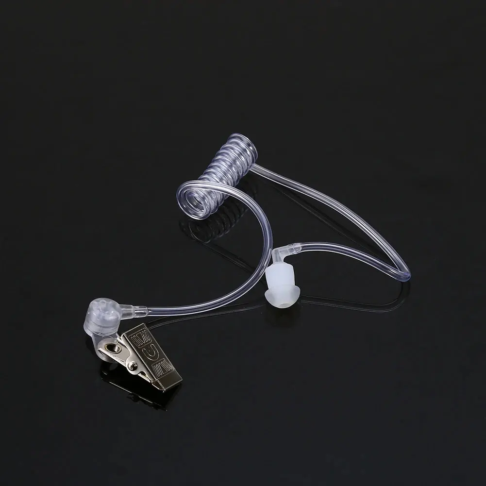 Walkie Talkie de tubo acústico con cubierta de 2 pines, auricular con cancelación de ruido, sonido claro, auriculares de Radio bidireccionales para ciclismo