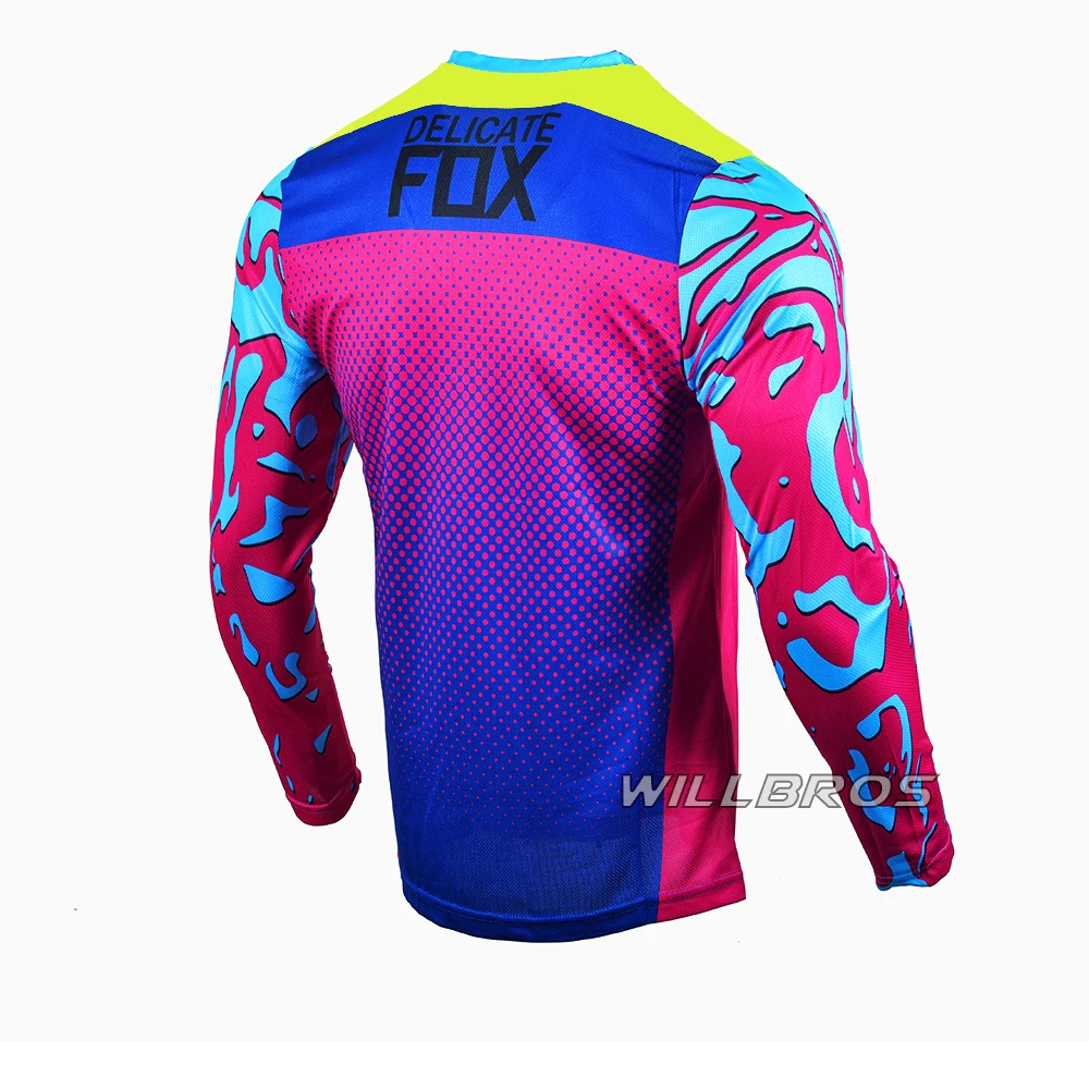MX Jersey Motocross ATV Scooter DH BMX motocicleta Dirt Bike carreras todoterreno rosa para hombres y mujeres