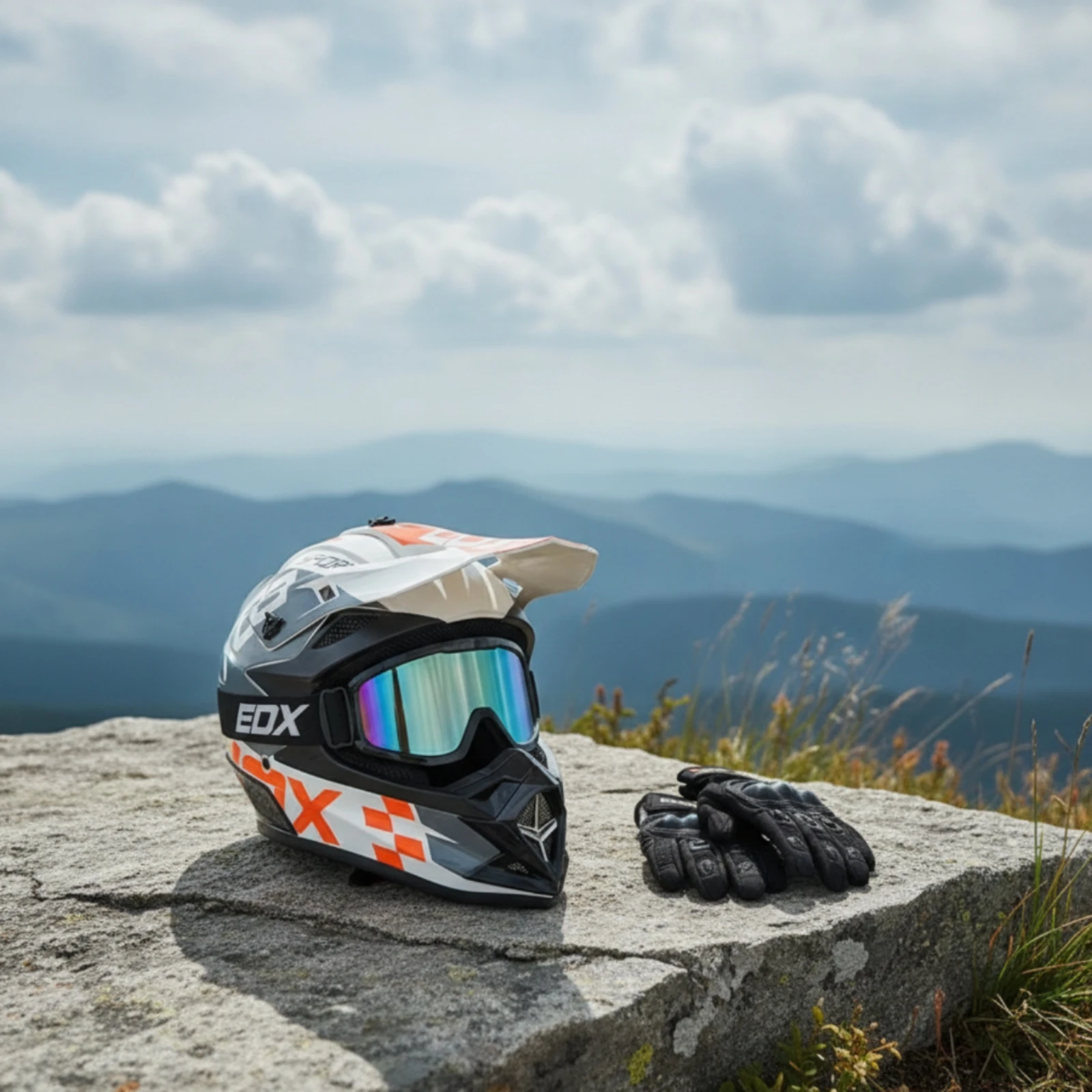 Set Casco Integrale per Moto c - Off Road Motocross Helmet Goggles Set recensione e prezzo
