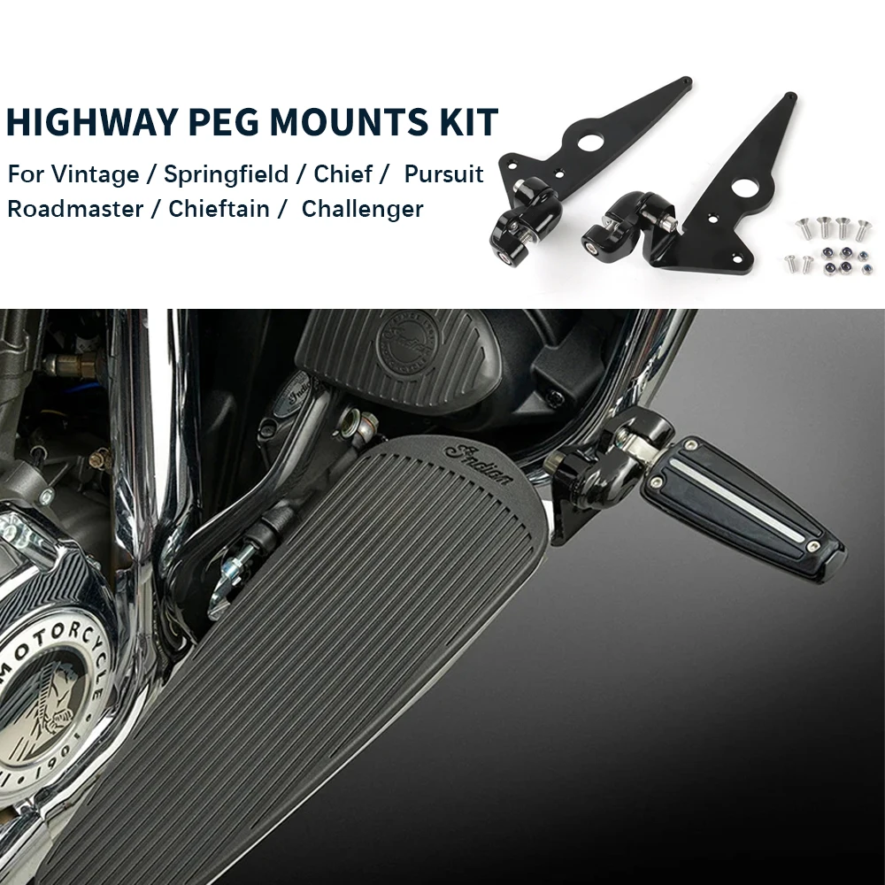 

Driver Highway Peg Mounts Kits For Indian Challenger Chief Chieftain Pursuit Roadmaster Springfield Vintage 2024 2025 Motorcycle