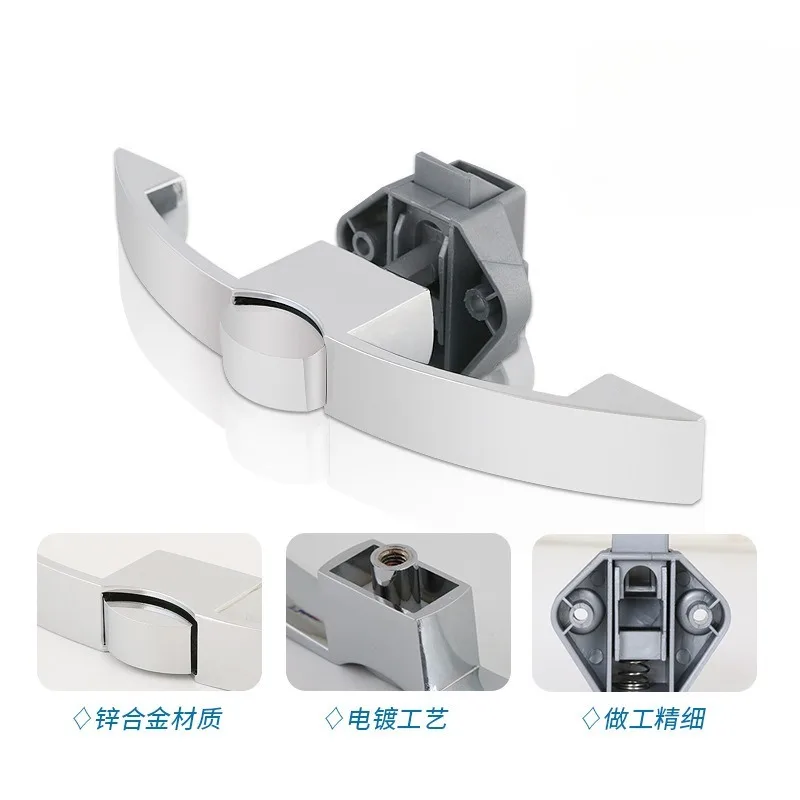 Camper Car Push Lock with Handle RV Caravan Boat Motor Home Cabinet Drawer Latch Button Locks For Furniture Handle Hardware