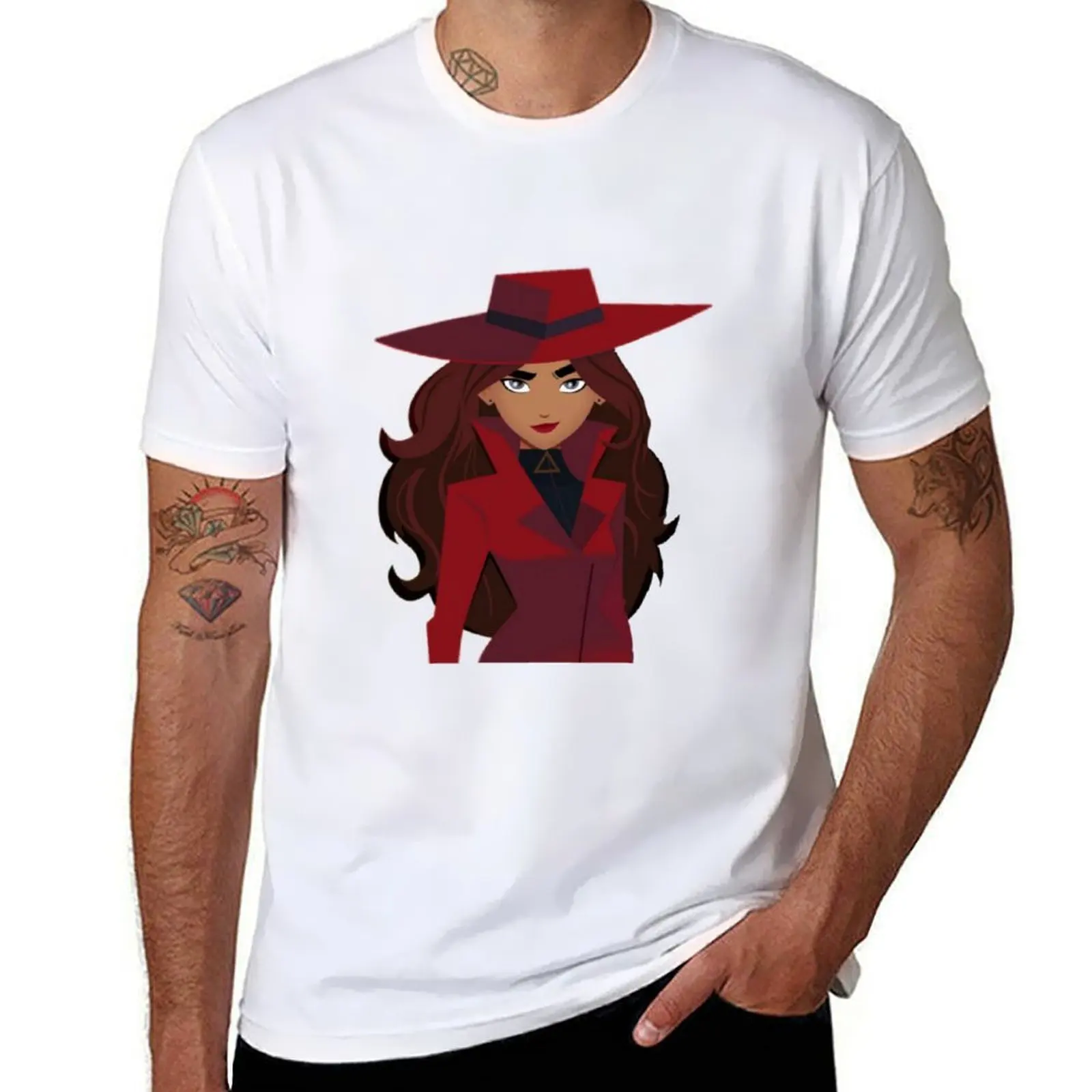 

carmen sandiego T-Shirt funny t shirts cotton funny t shirts man T-Shirt