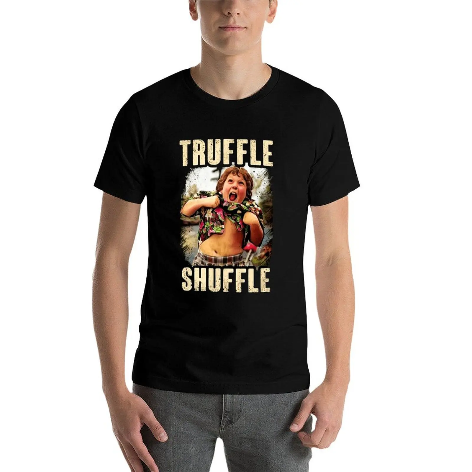 

Truffle Dancing And Shuffle T-Shirt man t shirt cotton t shirts for man slim fit T-Shirt