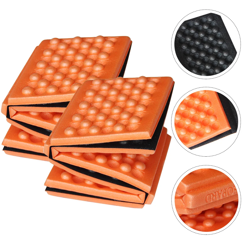 

2 Pcs Honeycomb Folding Cushion Sit up Pad Ground Sitting Spiral Durable Picnic Mat Camping Xpe Outdoor Waterproof Child