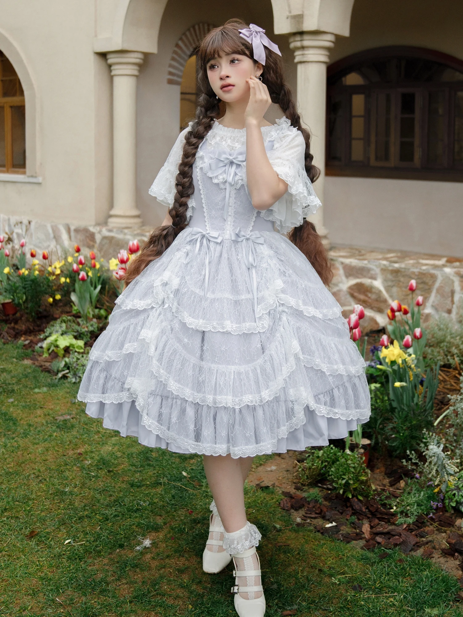 Iris Love Original Lolita Dress Cla Series Jsk Elegante Hofstijl Lolita Prinses Puff Jurk Cos Loli Tea Party Kleding